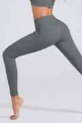 CHARCOAL Lacing Stretch Tights - VRSH AMBITION-TIGHT