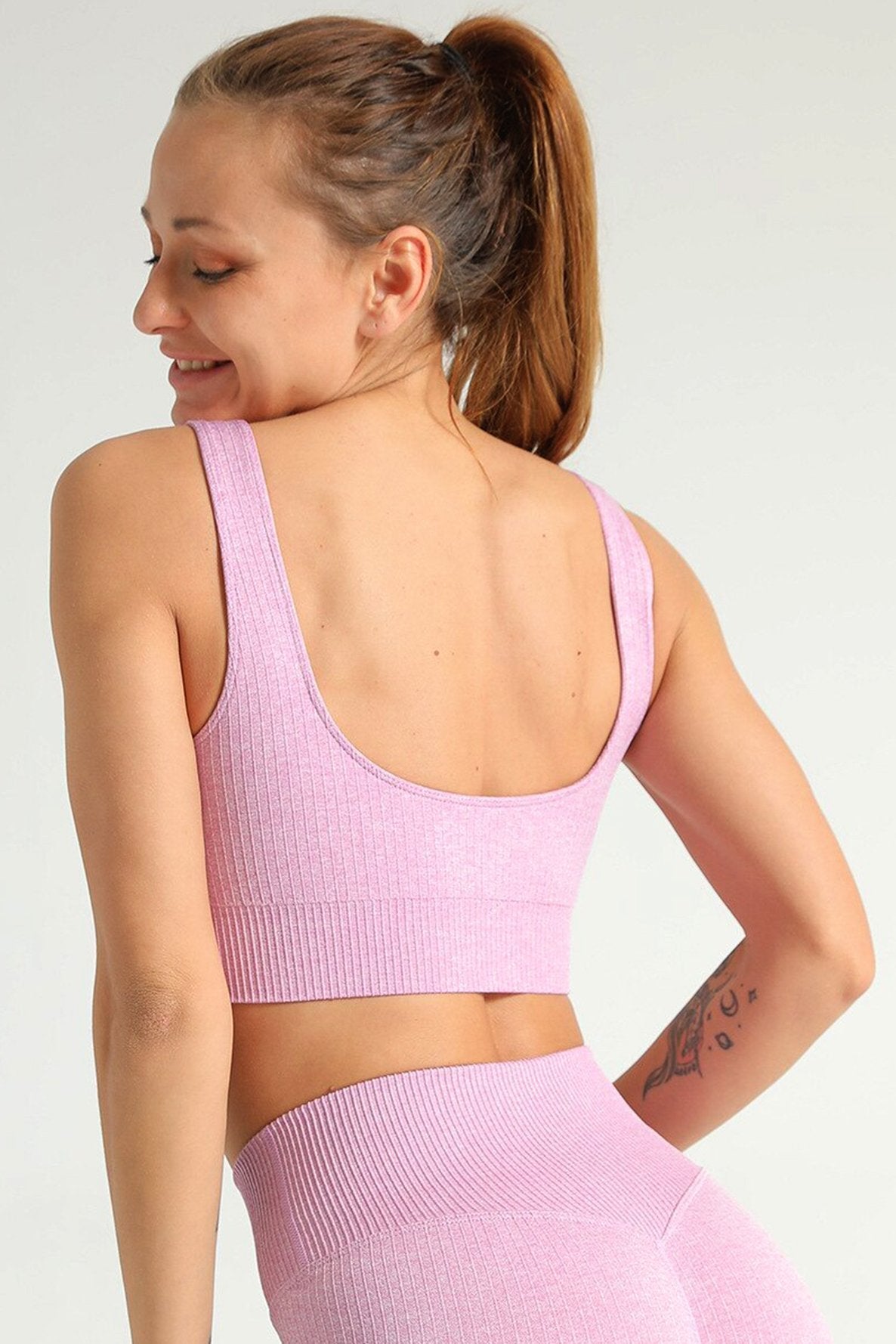 Seamless Rib Sport BH vrshWOMENS