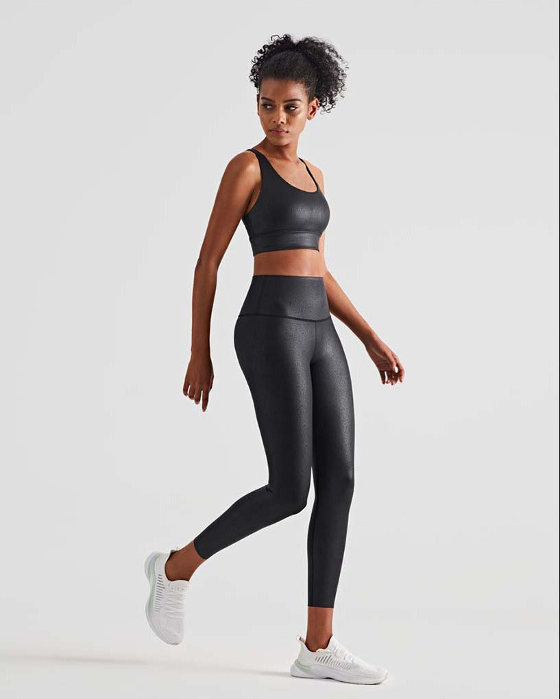 Motion Seamless Sports Bra - Liquid Schwarz vrshWOMENS