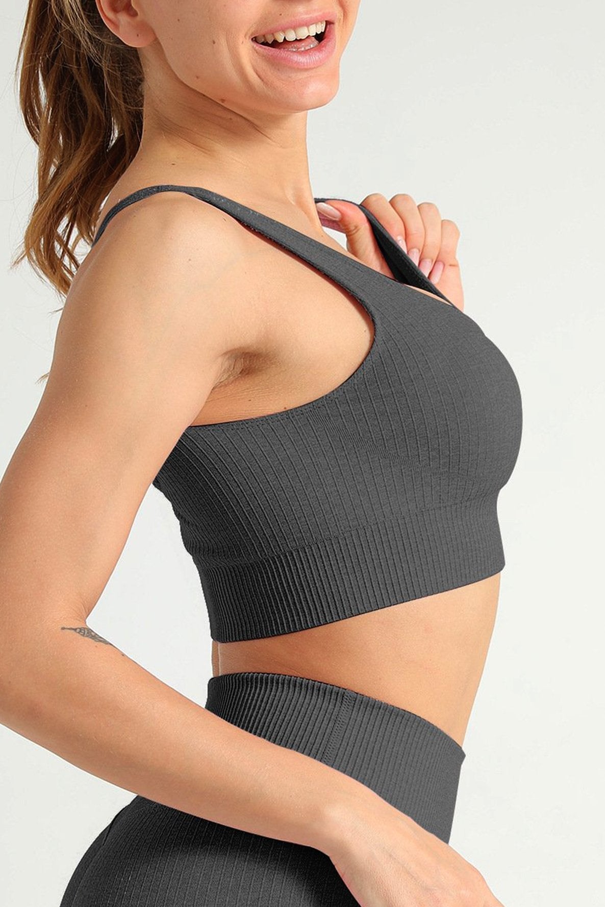 Seamless Rib Sport BH vrshWOMENS