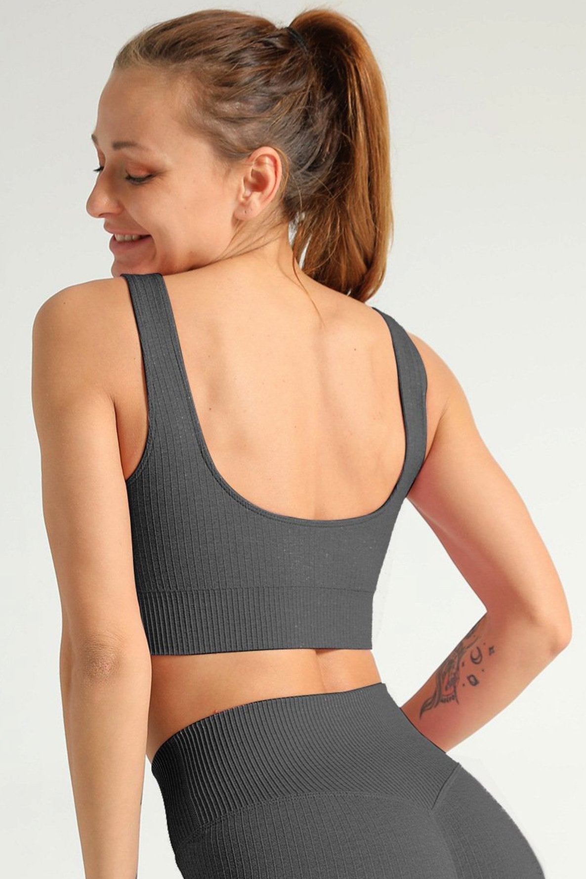Seamless Rib Sport BH vrshWOMENS