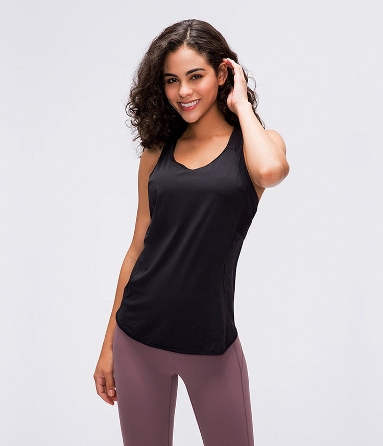 Lightweight Mesh Tank Top - Schwarz