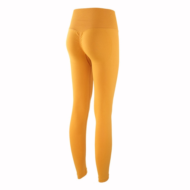 Seamless Scrunch 2.0 Leggings - Gelb