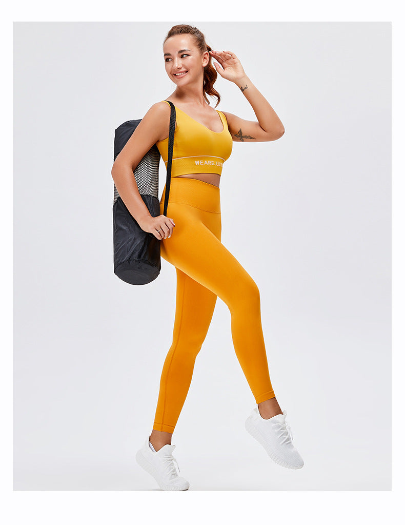 Seamless Scrunch 2.0 Leggings - Gelb