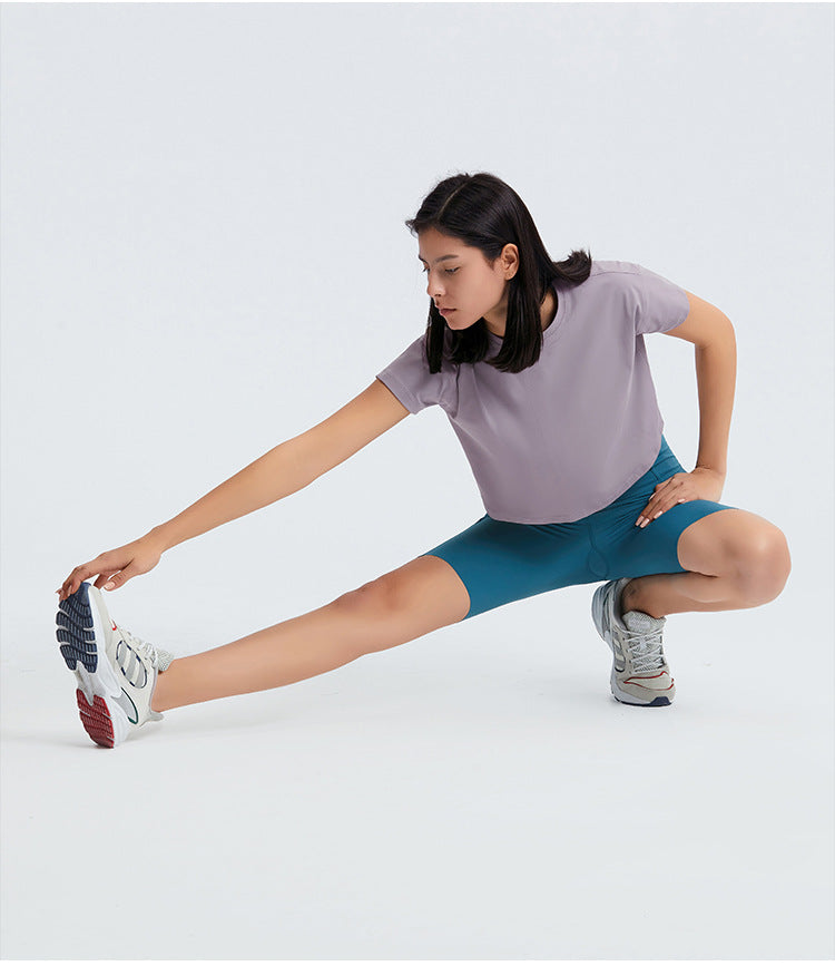 Lightweight Buttery Crop Top - Violett