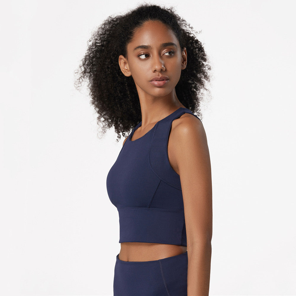 Run Pro Seamless Sports Bra - Dunkelblau