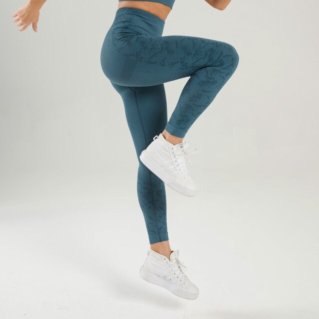 Impact Seamless Leggings - Blau