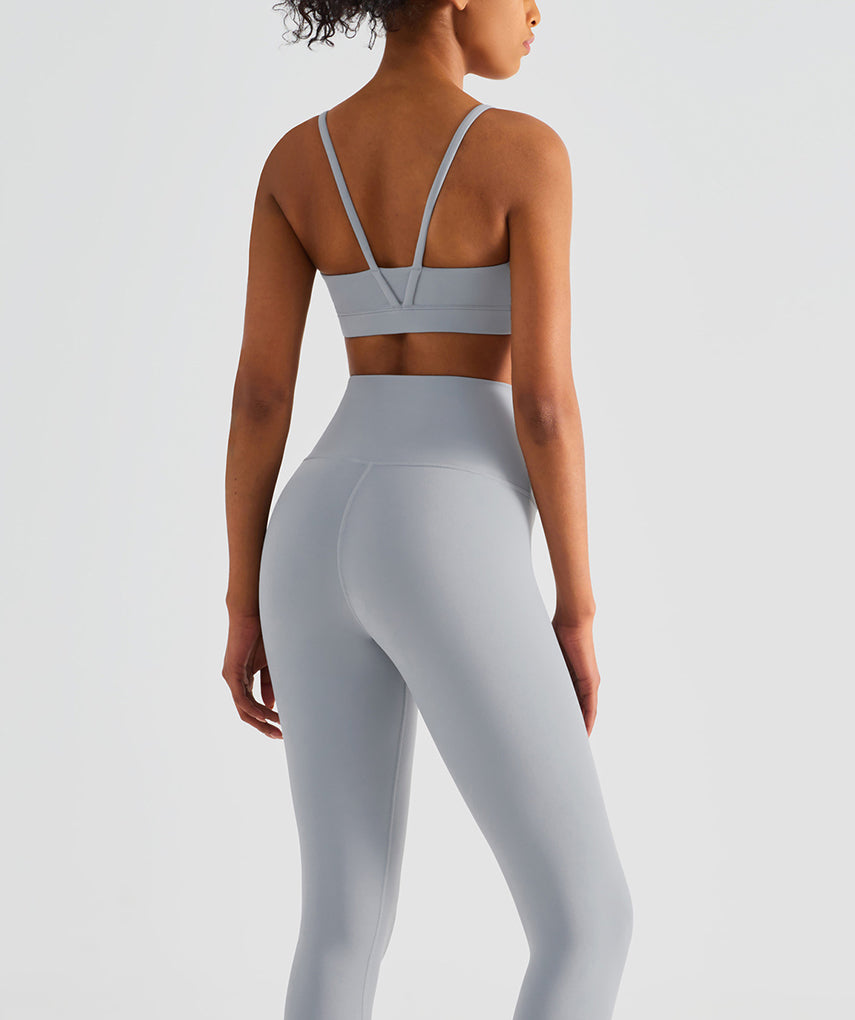 Run 25" Seamless Sports Bra - Grau vrshWOMENS