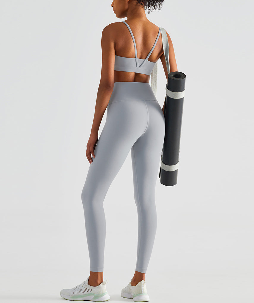 Run 25" Seamless Sports Bra - Grau vrshWOMENS