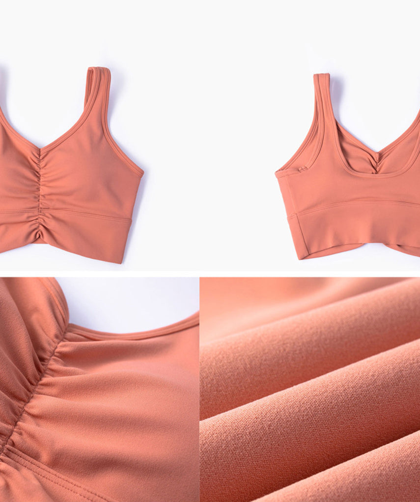 Run 25" Seamless Sports Bra - Koralle vrshWOMENS