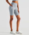Run Pro 8" Seamless Shorts mit Taschen - Grau