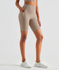 Run Pro 8" Seamless Shorts mit Taschen - Nude