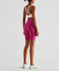 Run Pro 8" Seamless Shorts mit Taschen - Pink