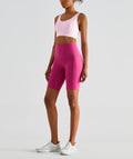 Run Pro 8" Seamless Shorts mit Taschen - Pink