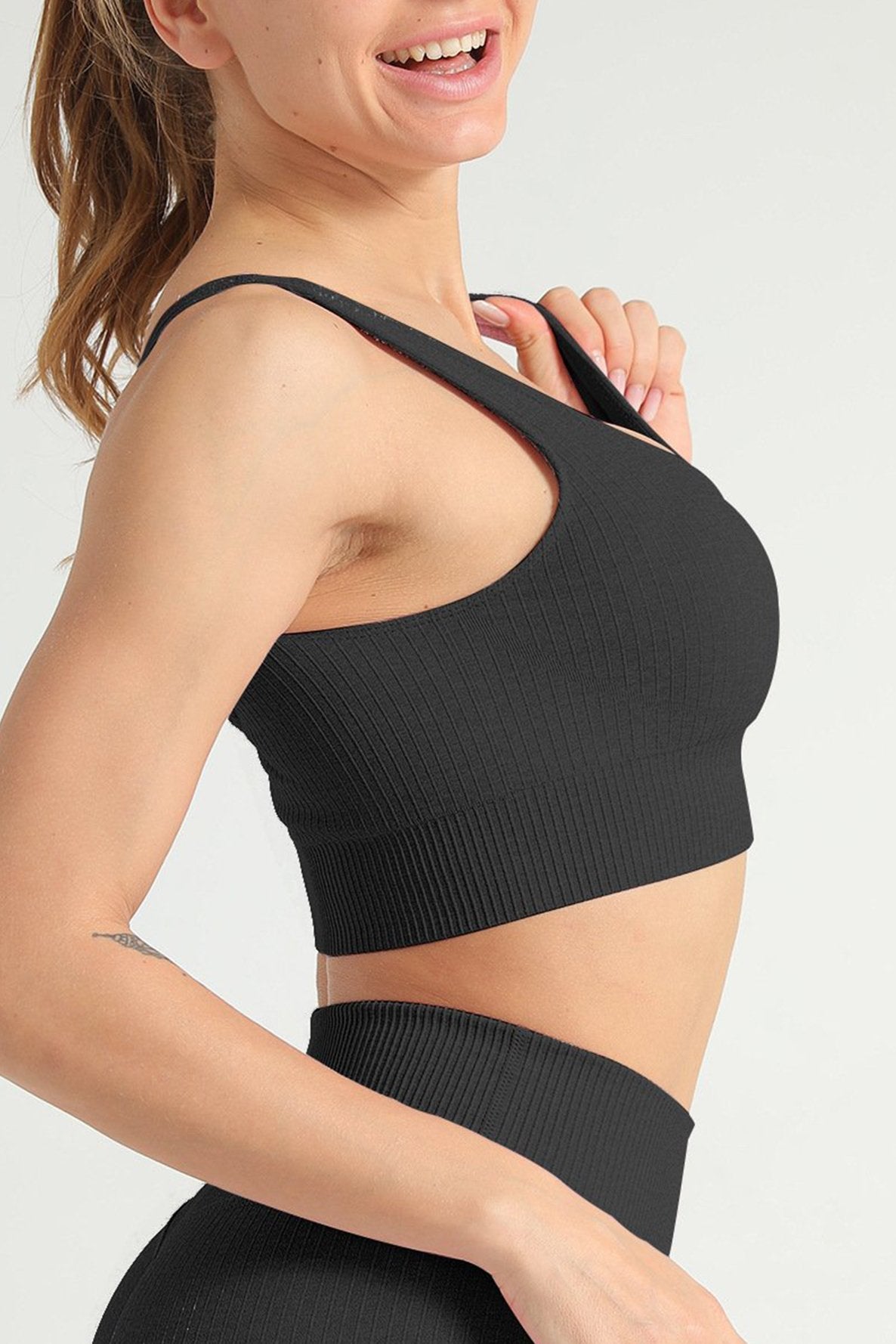 Seamless Rib Sport BH vrshWOMENS